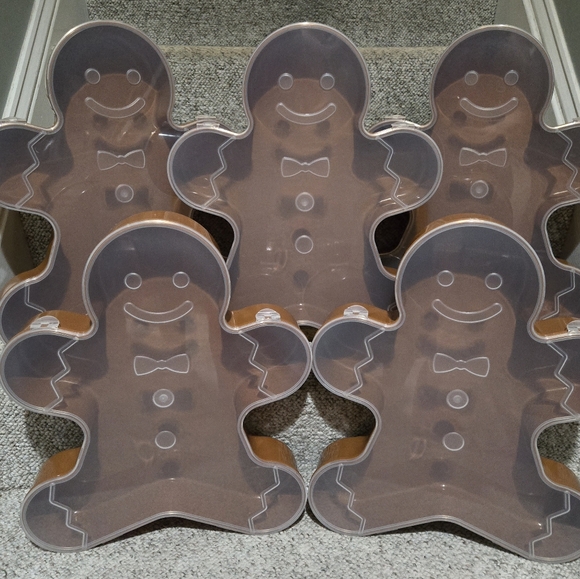 Gingerbread Containers- Set of 5